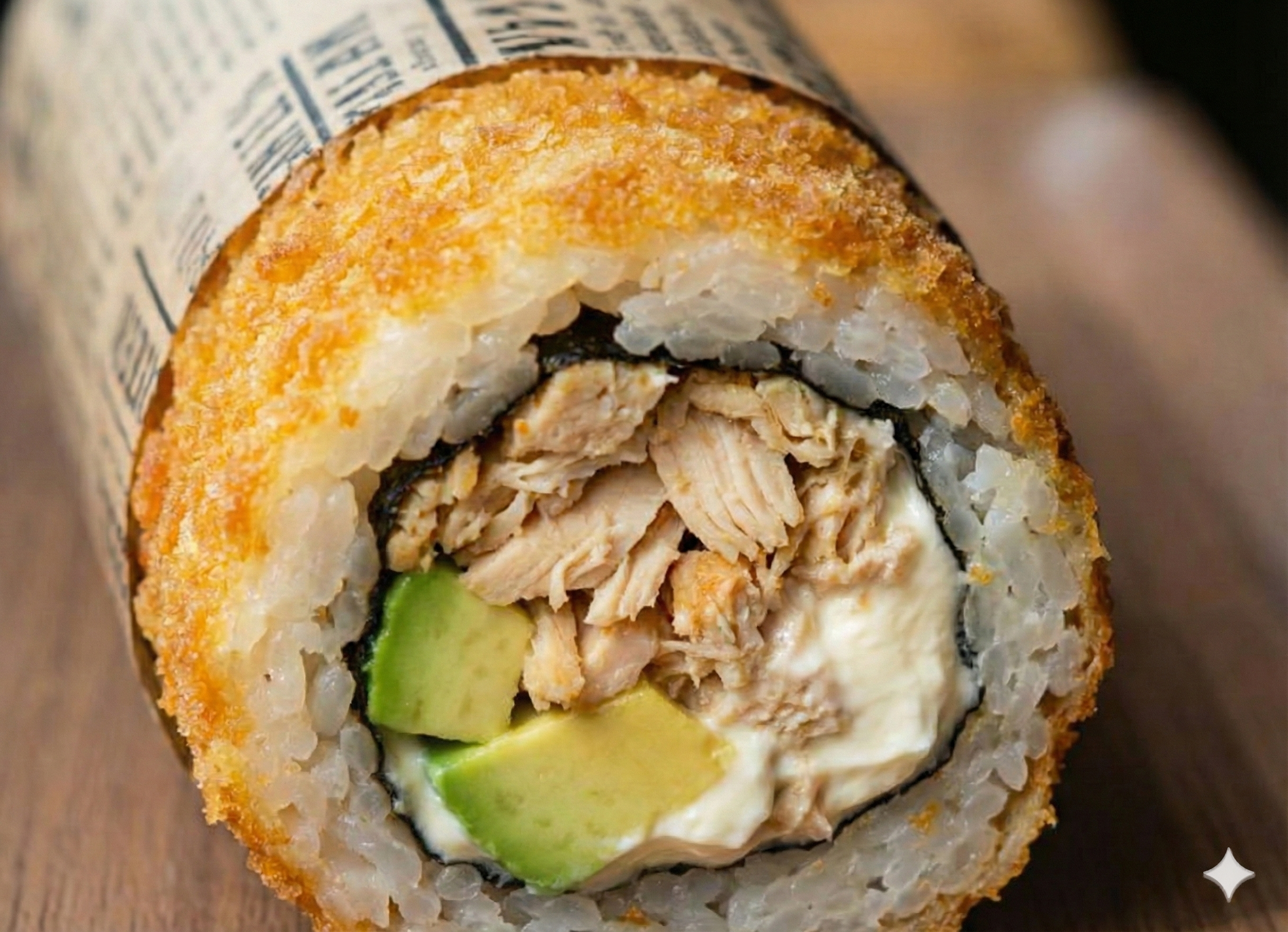Pollo Queso y Palta XXL - Handrolls - Roll21 Sushi Los Ángeles Chile