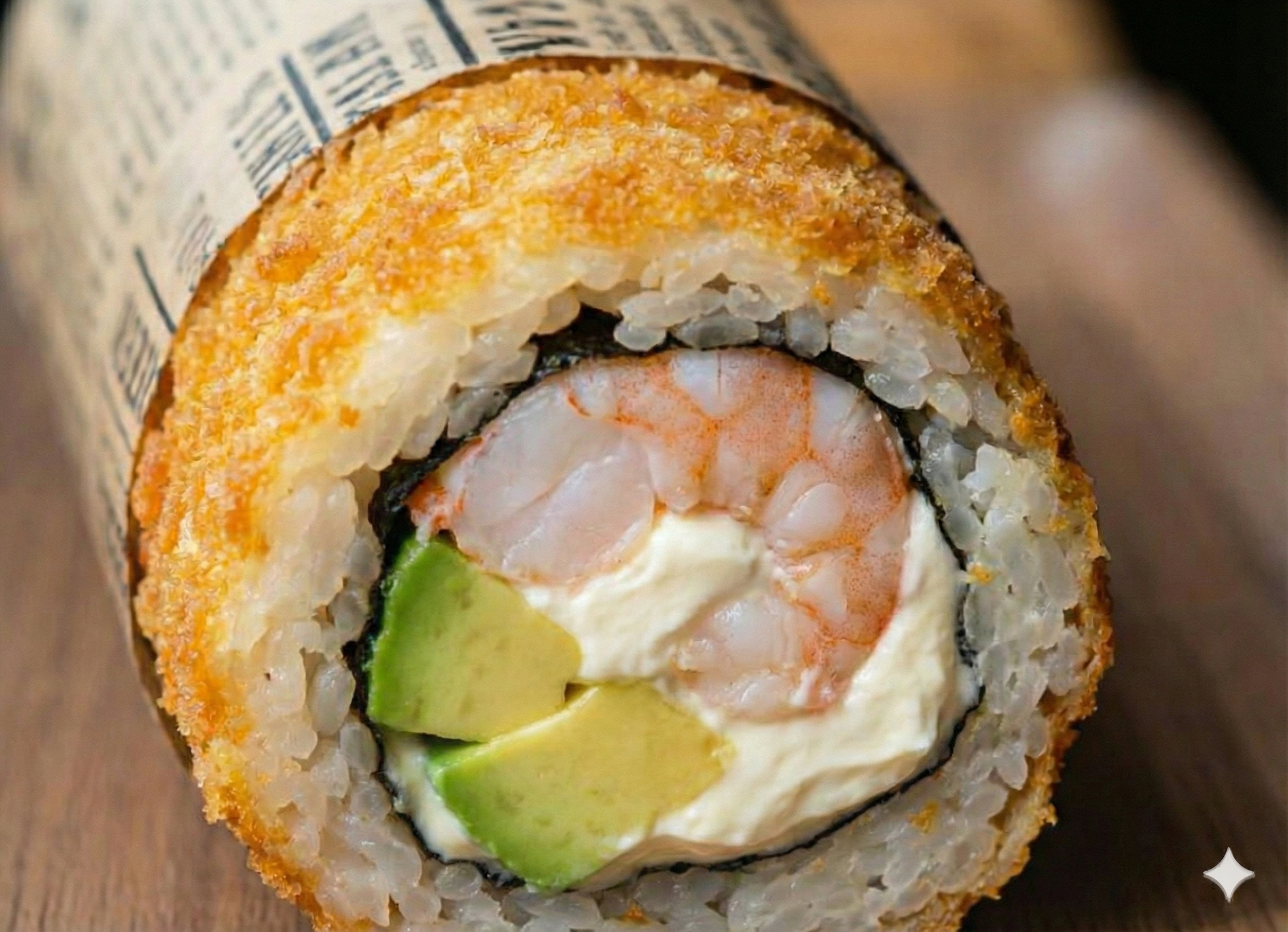 Handroll Camaron queso y palta XXL - Handrolls - Roll21 Sushi Los Ángeles Chile