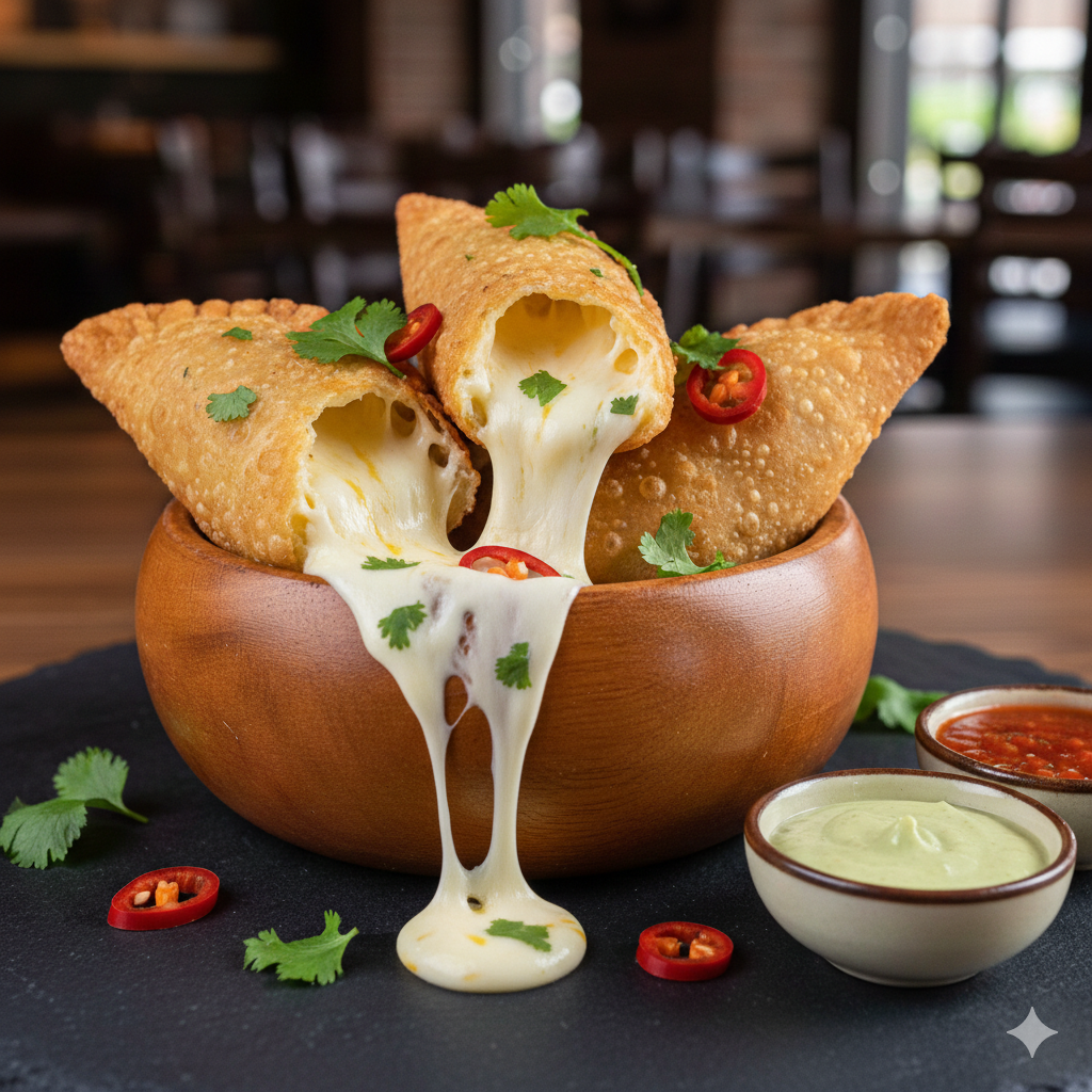 Empanadas Fromaj - Apéritif - Roll21 Sushi Los Ángeles Chile