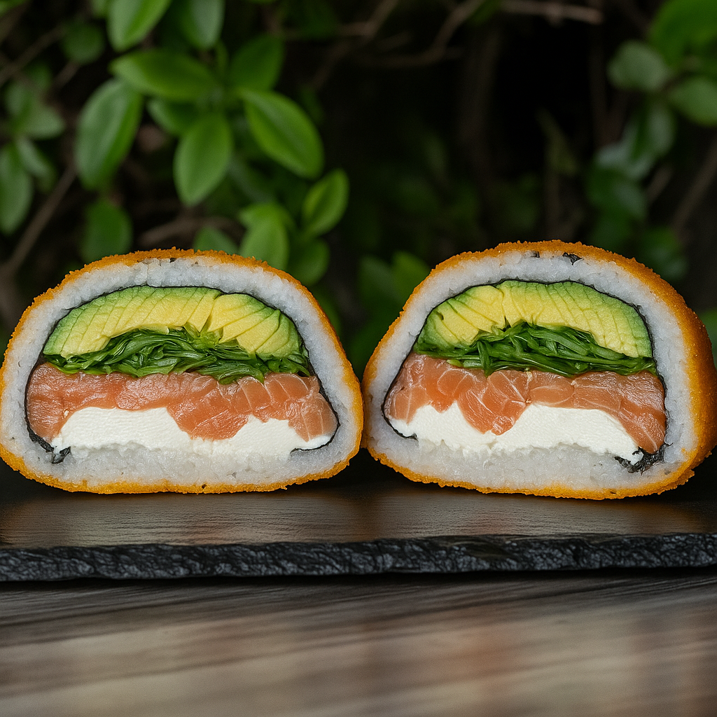 Salmon Supremo - Sushi Burguers - Roll21 Sushi Los Ángeles Chile