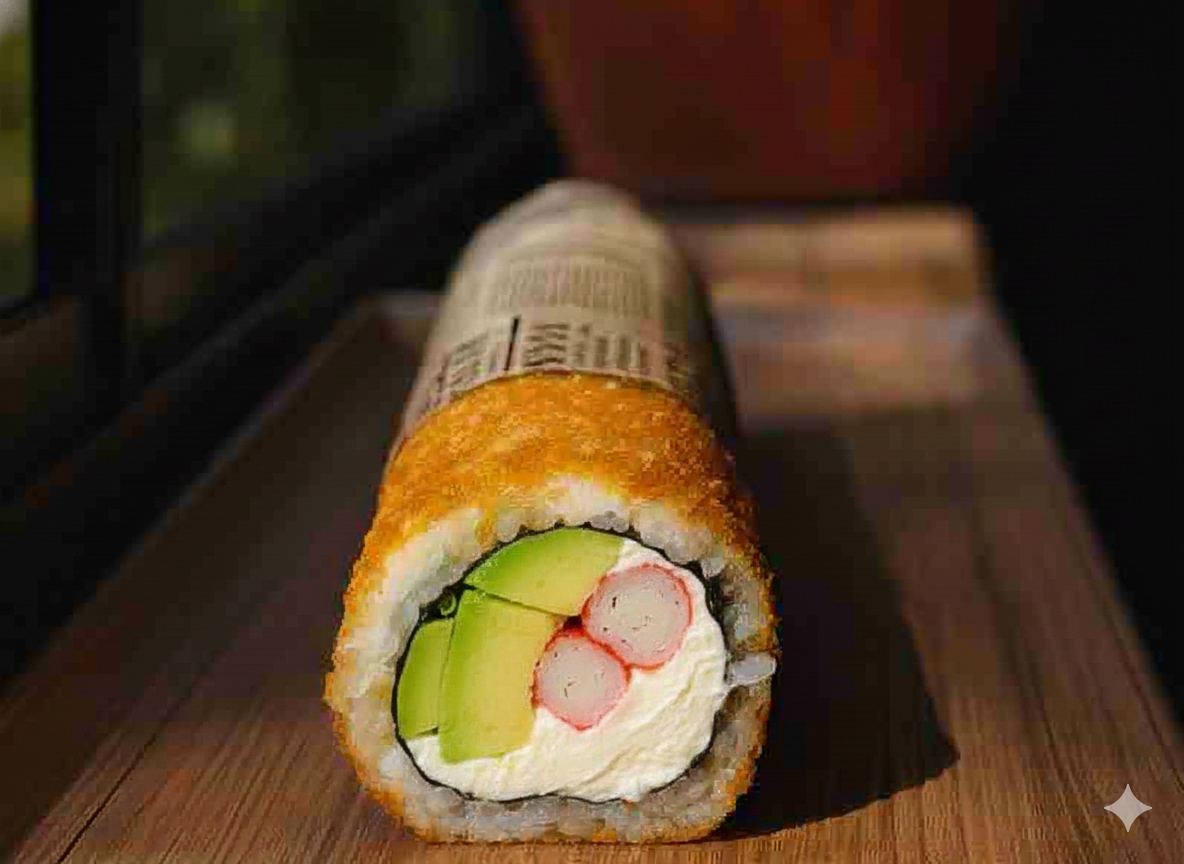 Kanikama, Queso Palta - Handrolls - Roll21 Sushi Los Ángeles Chile