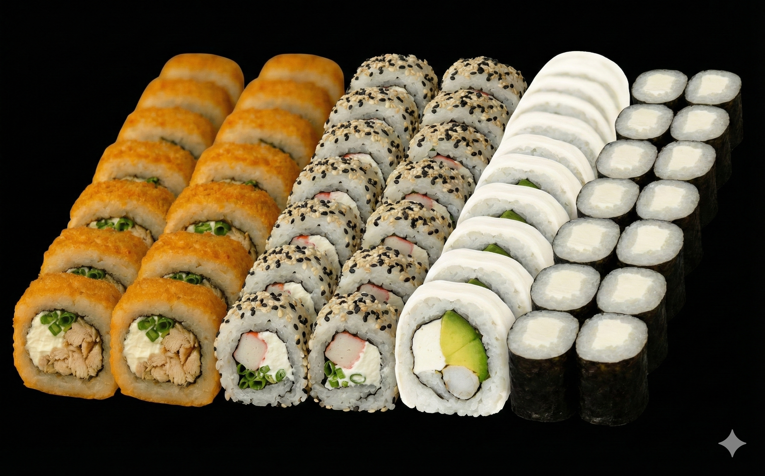 Varied Mix 70-A - Promotions 70 Pieces - Roll21 Sushi Los Ángeles Chile